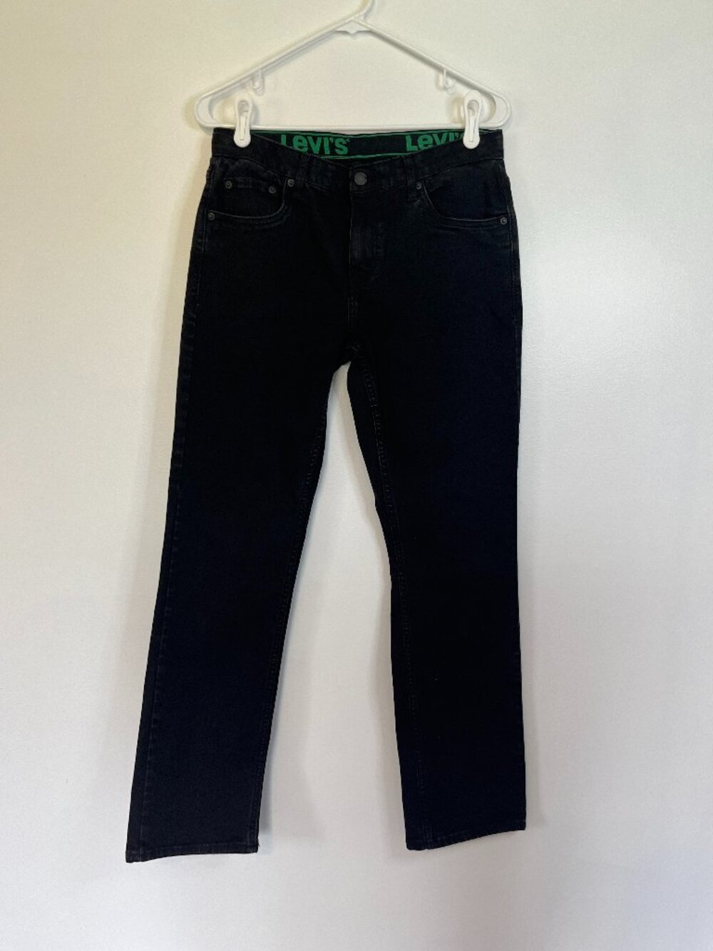 Levi Strauss & Co Black Straight Leg Jeans